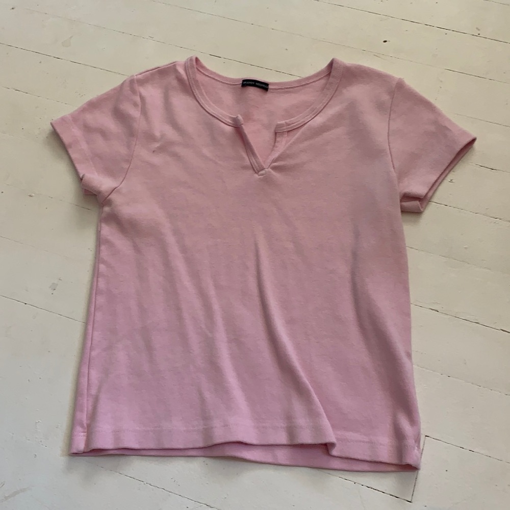 brandy melville pink shirt
